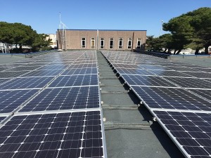 Impianto fotovoltaico su tetto - moduli fotovoltaici solarworld