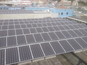Impianto fotovoltaico su tetto